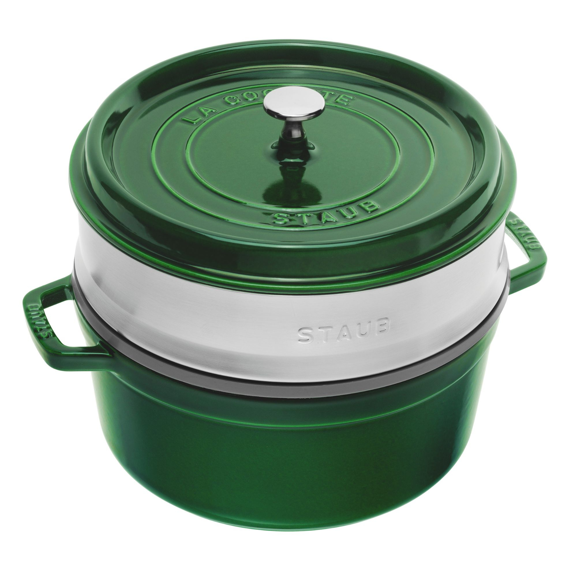 Cocotte 33 cm, Ovale, Basilic, Fonte, STAUB