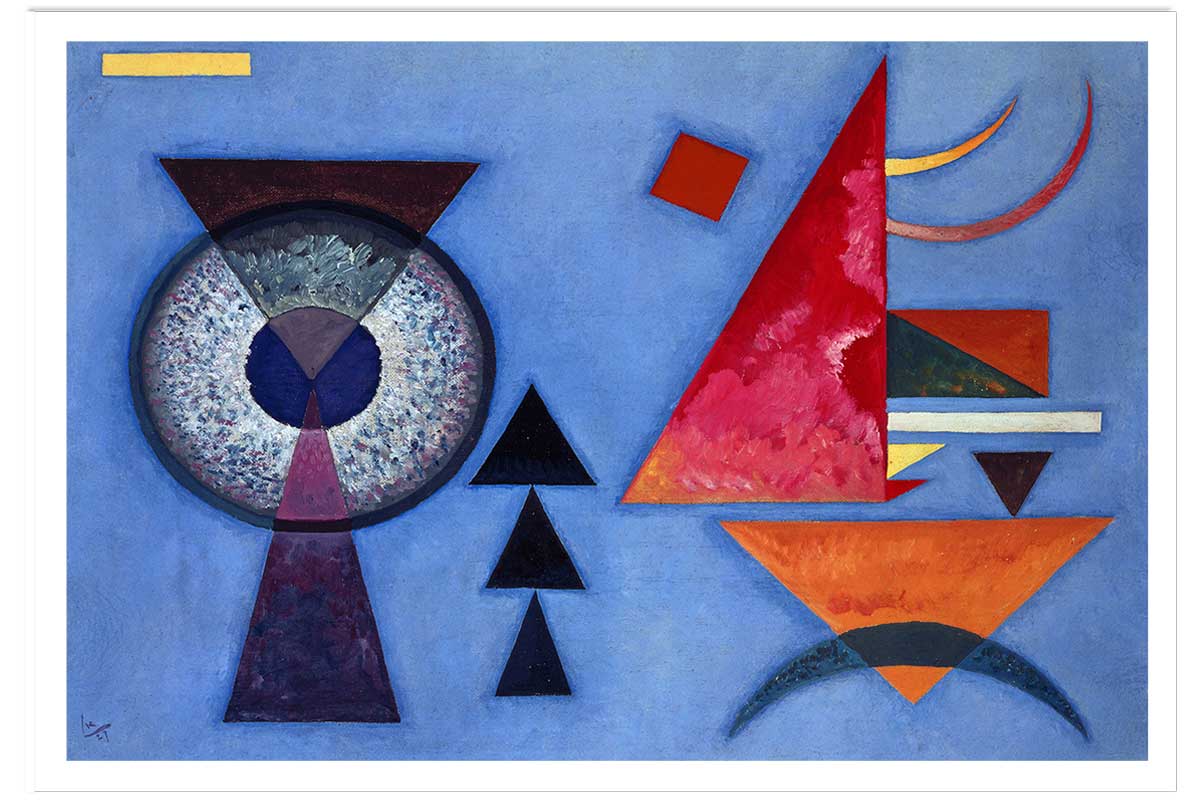 Poster Soft Hard par Wassily Kandinsky, HEXOA