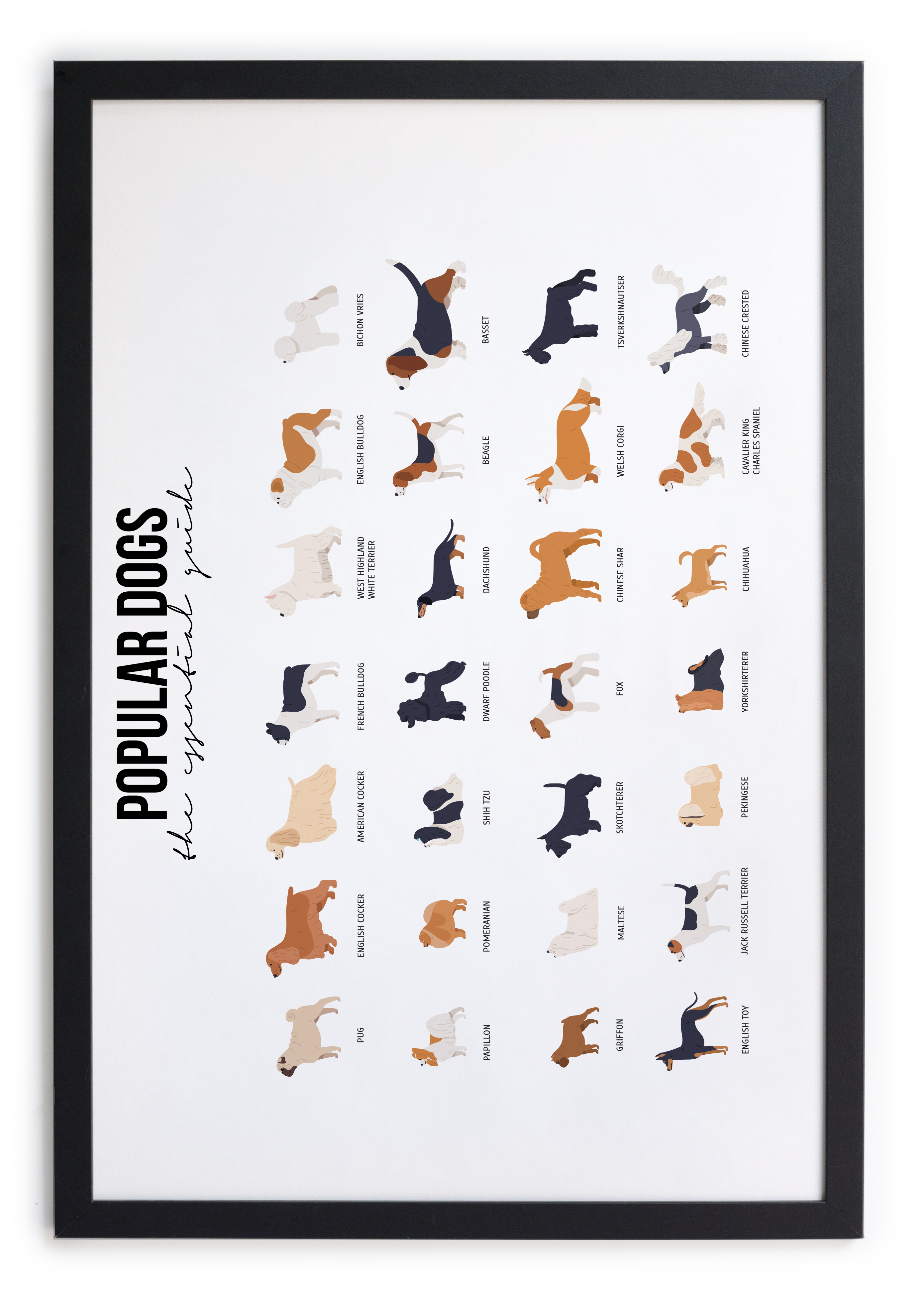 Tableau avec cadre Chiens, REALLY NICE THINGS