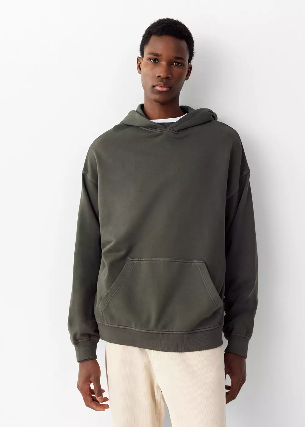 Sweater à capuche coton, MANGO TEEN