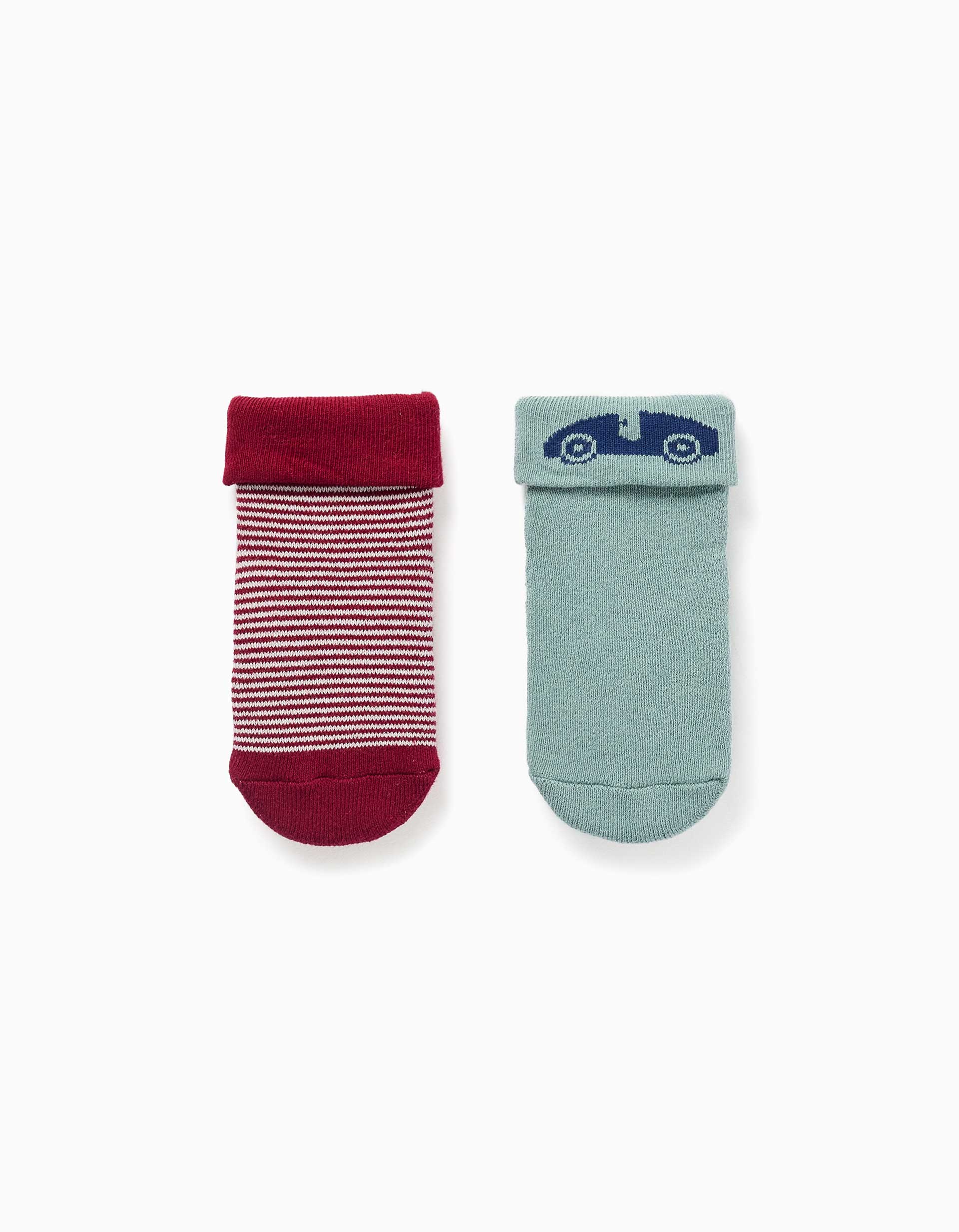 Lot de 2 chaussettes en éponge antidérapantes, ZIPPY