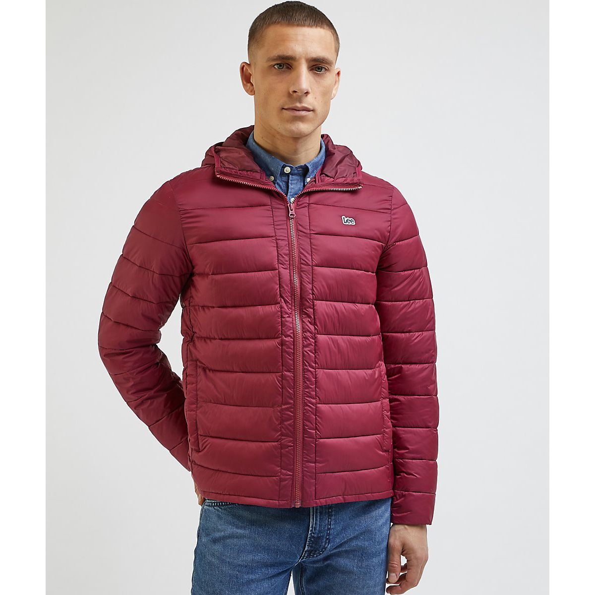Doudoune l g re rouge Lee La Redoute