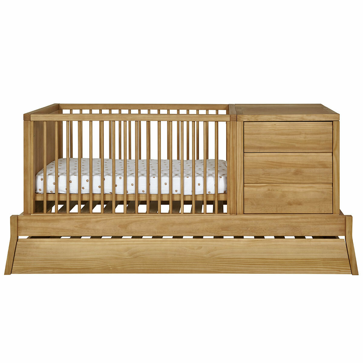 Lit évolutif bébé avec tiroir et matelas Bois massif  SYA, AKITEN RETAIL