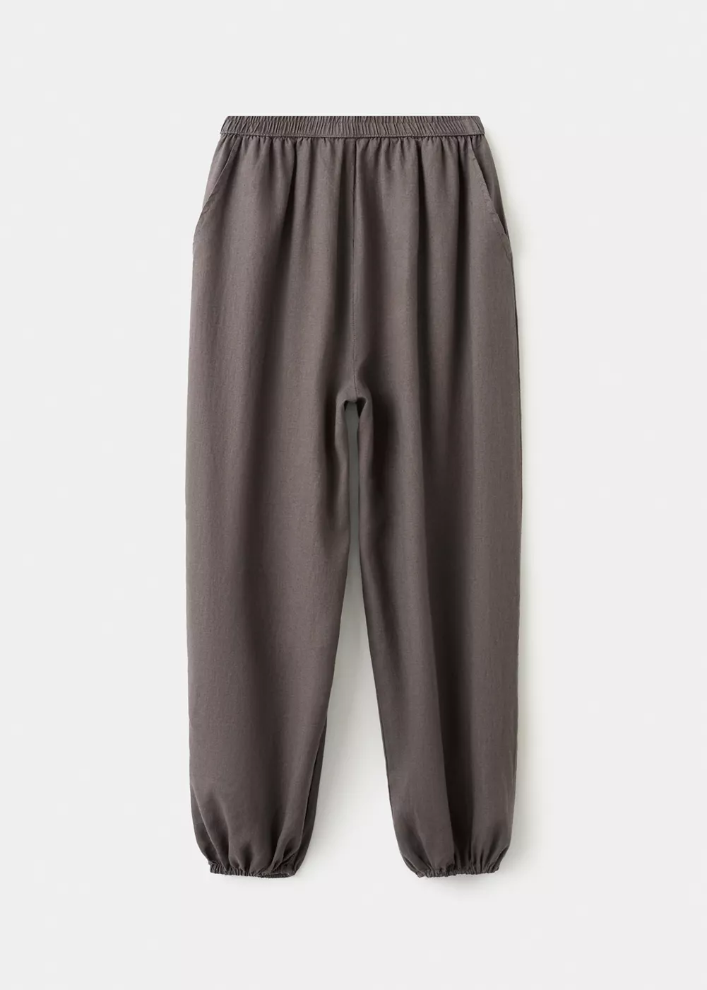 Pantalon mélange de lin balloon, MANGO KIDS