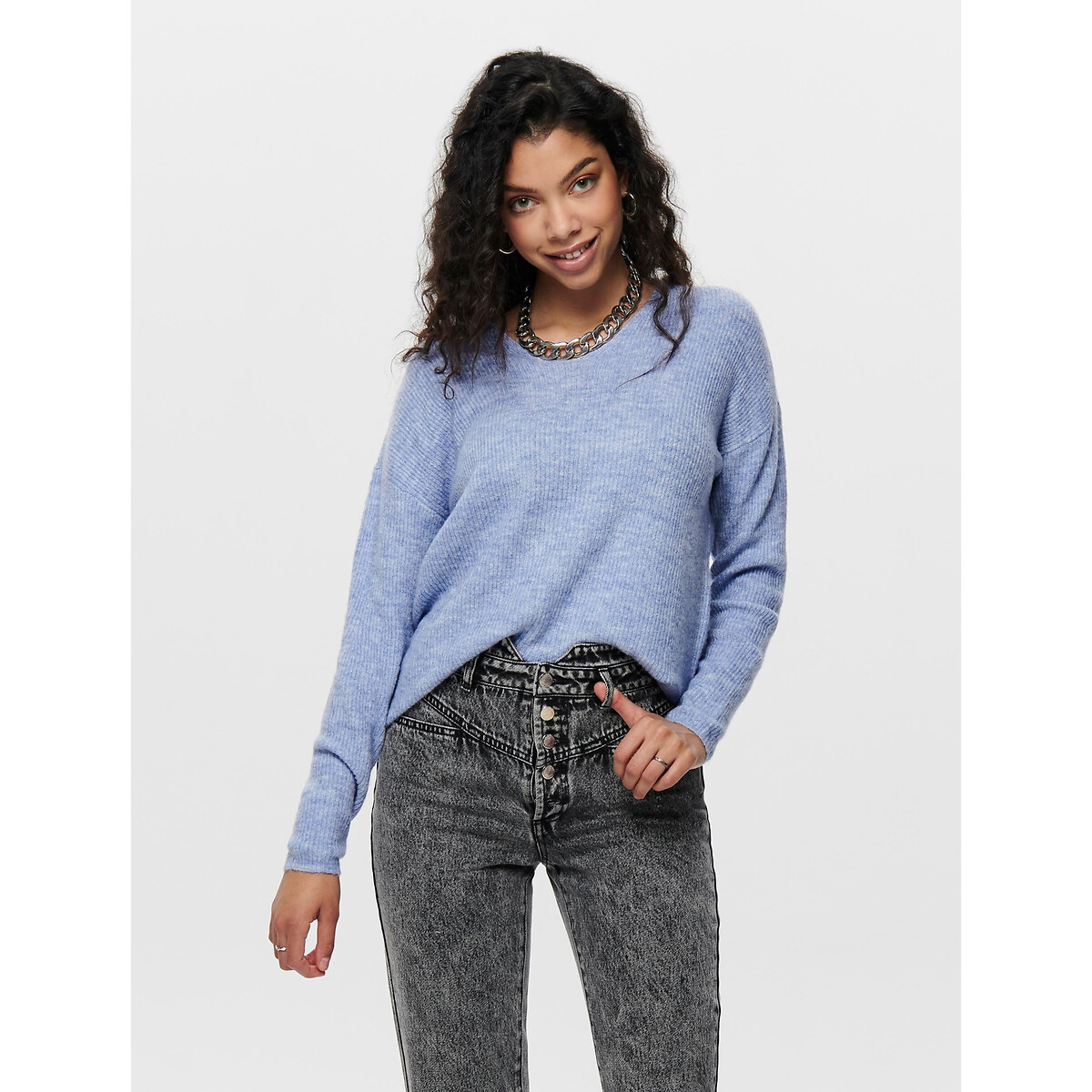 Lefties jumper discount 83% Blue S WOMEN FASHION Jumpers & Sweatshirts Chenille 