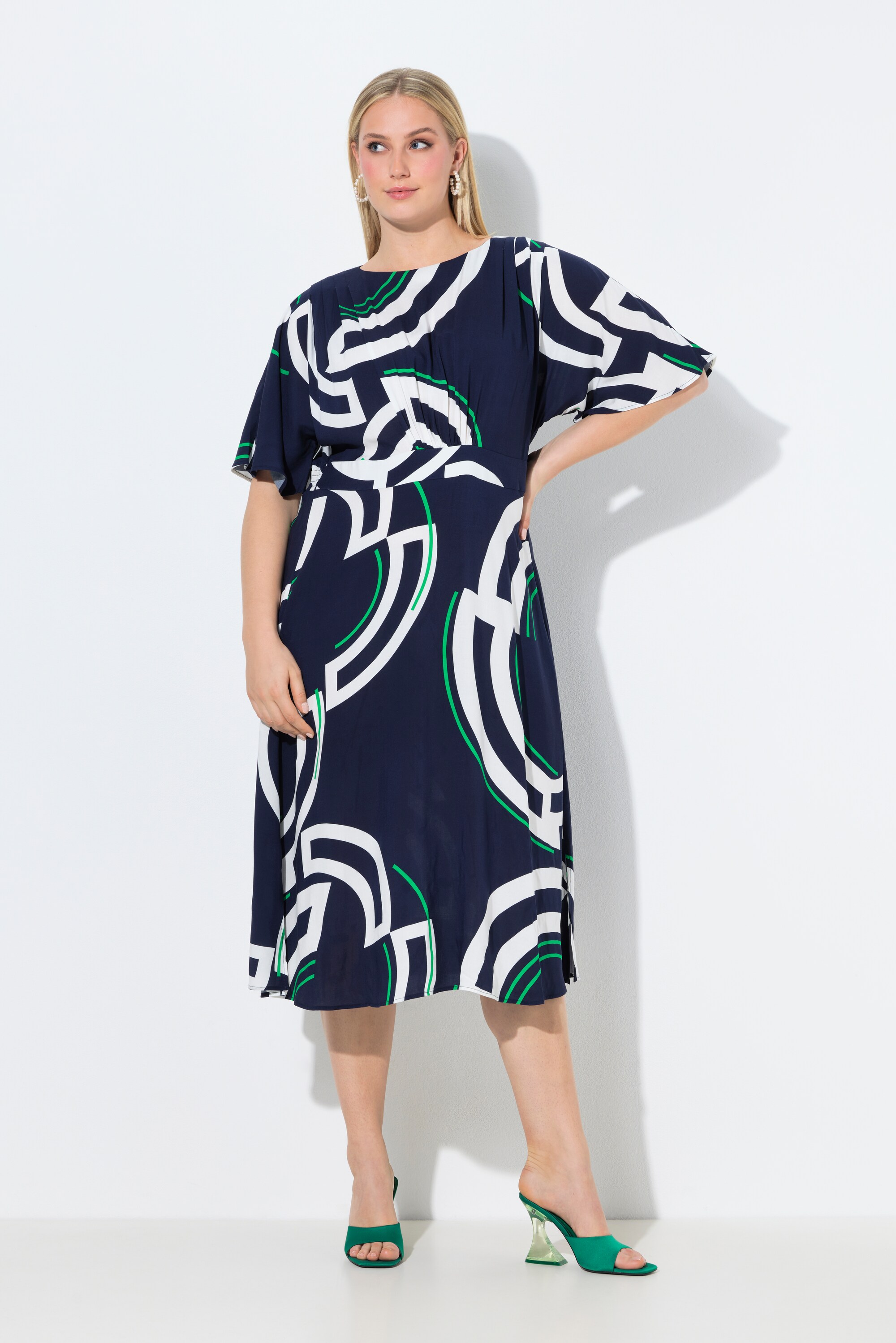 Robe midi en jersey, ULLA POPKEN