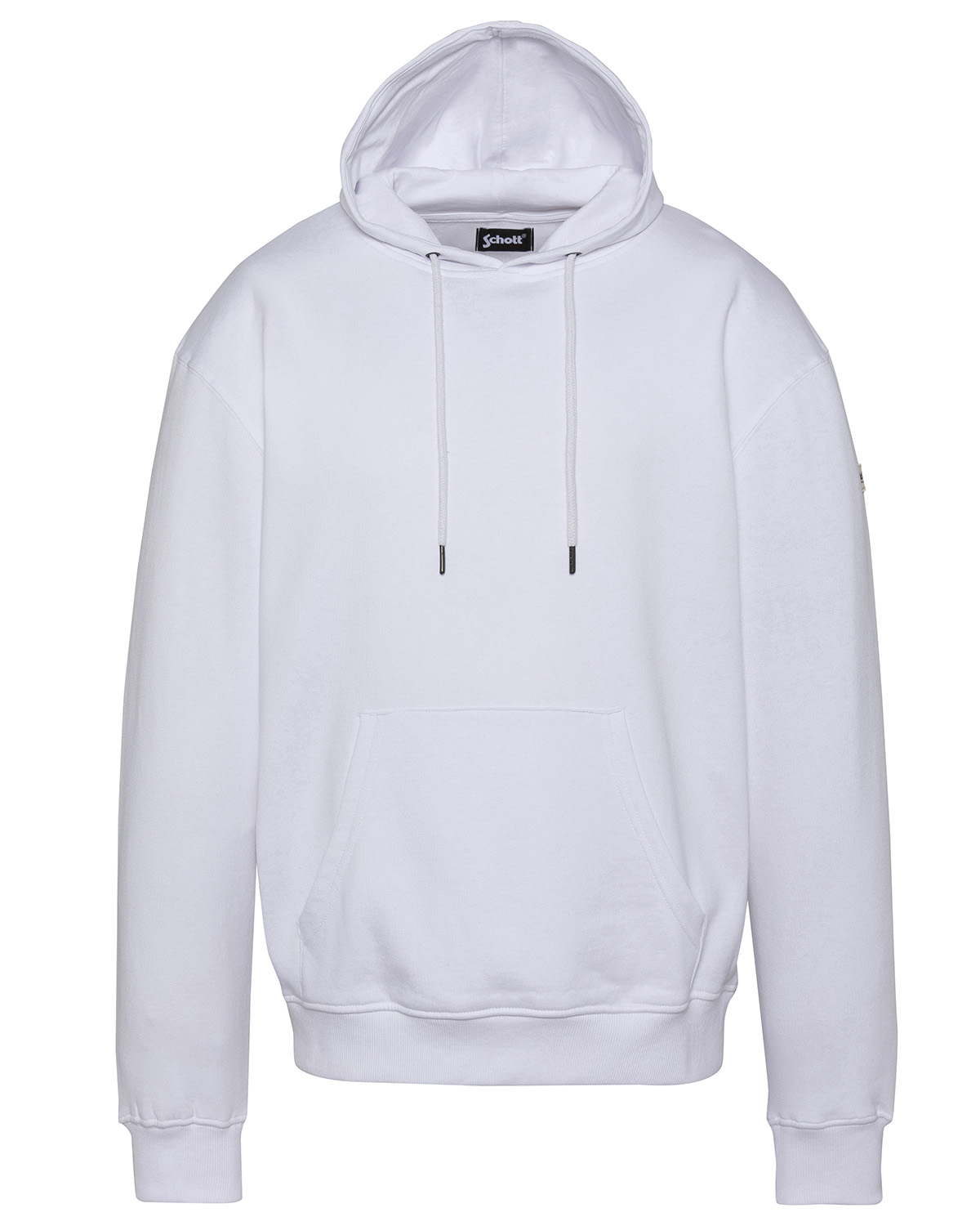 Sweatshirt uni à capuche, SCHOTT