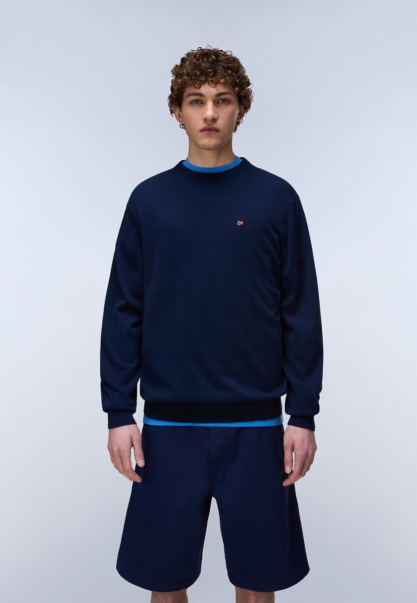 Decatur Small Logo Crew Neck Jumper, NAPAPIJRI