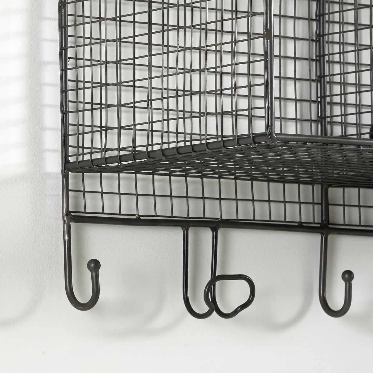 Product photograph of Areglo Wall Storage Coat Rack With 9 Hooks from La Redoute UK