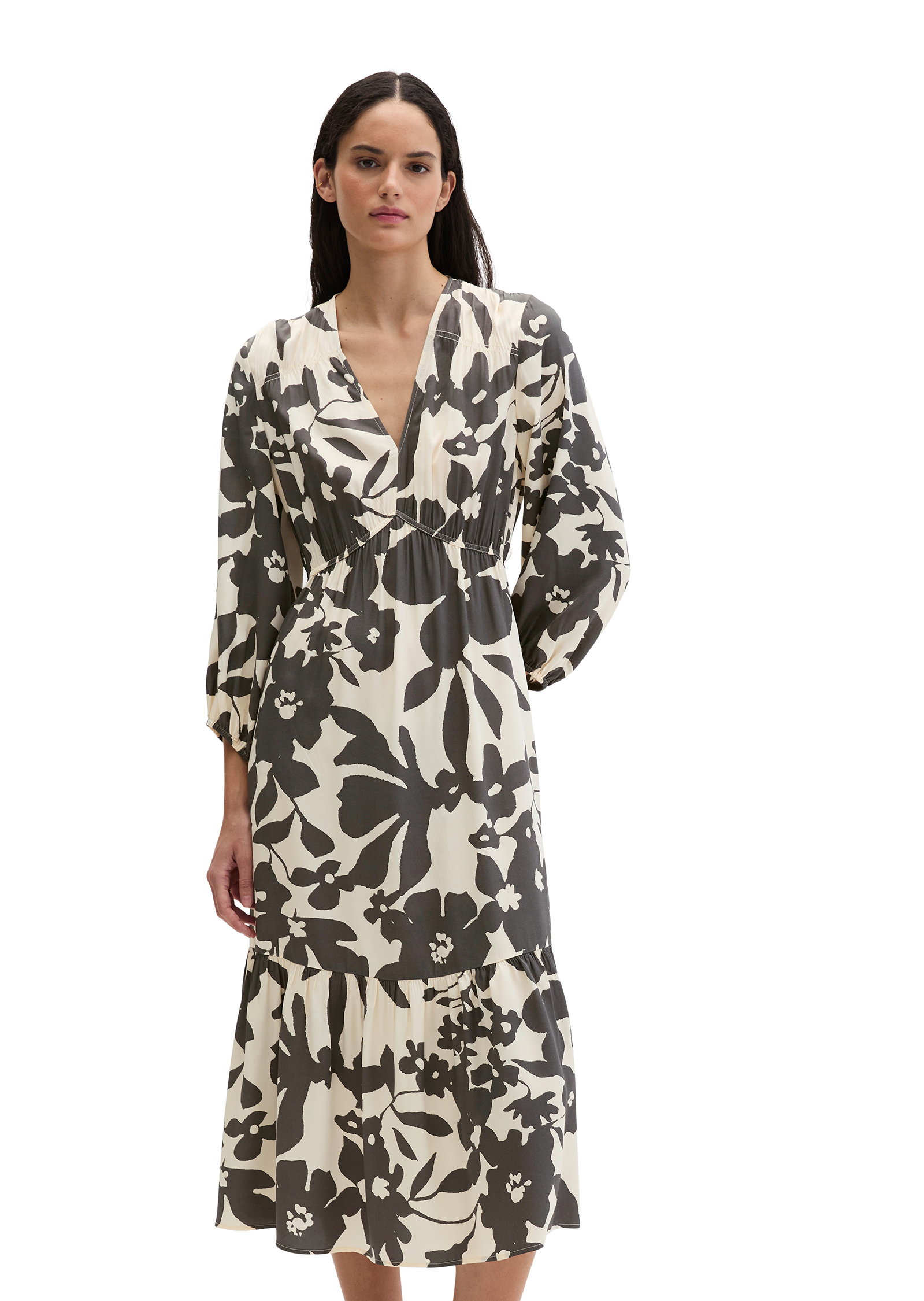 Robe imprimée flared en LENZING™ ECOVERO™, MARC O'POLO