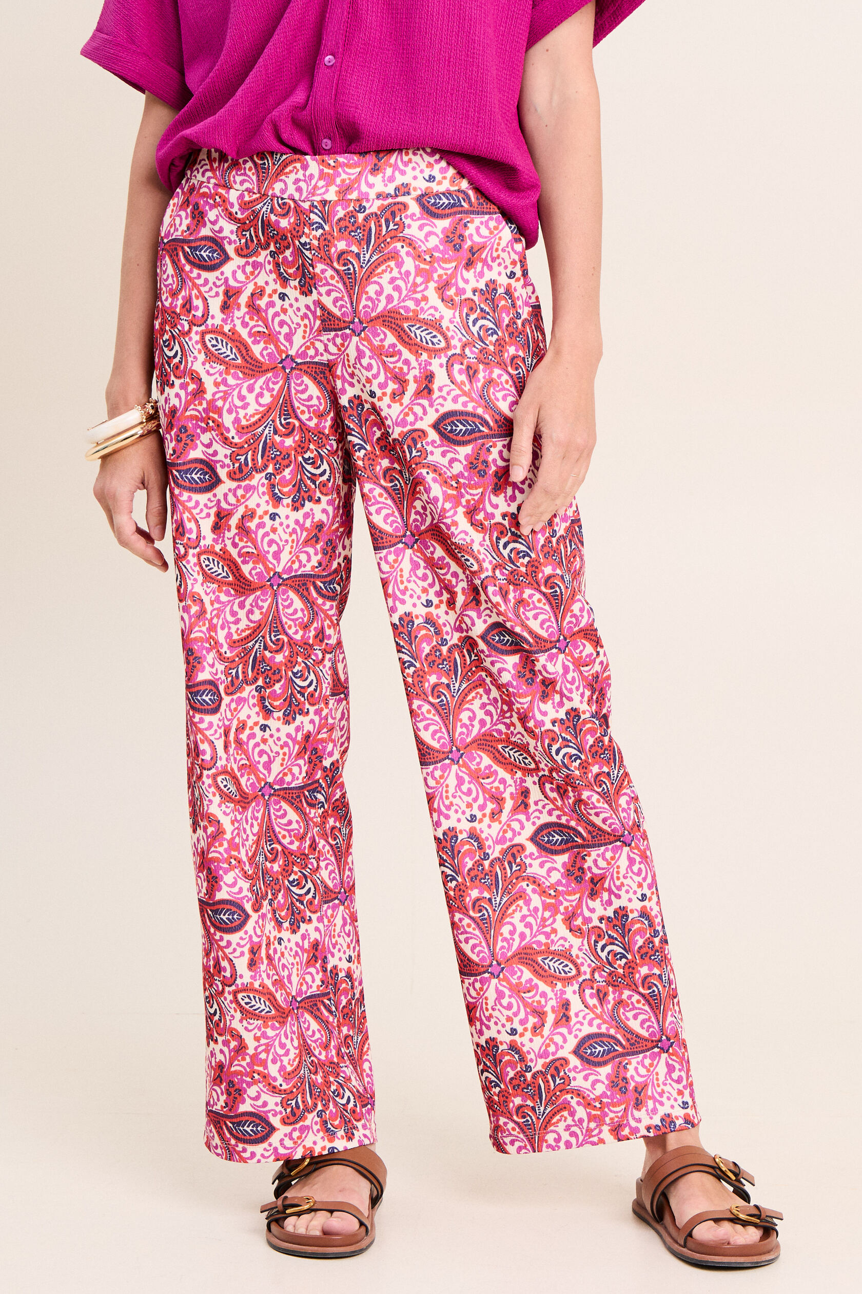 Pantalon large taille haute, BREAL