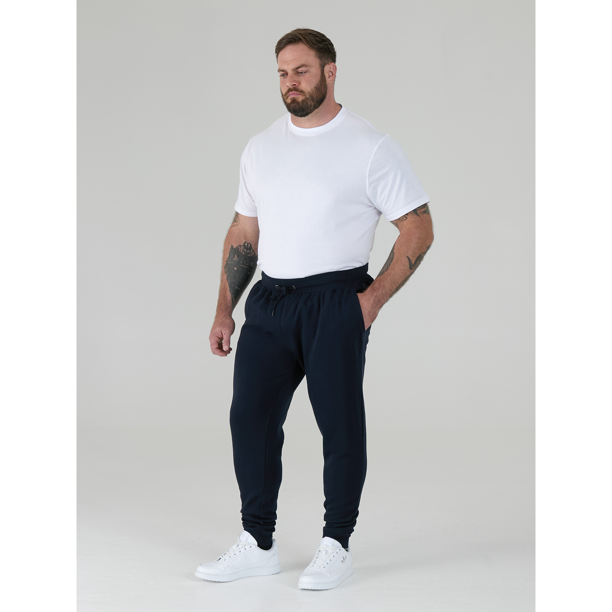 Pantalon de jogging uni grande taille BRANDON, DUKE