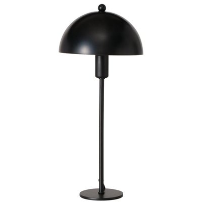 Lampe à poser champignon en métal noir 18x18x41cm WADIGA
