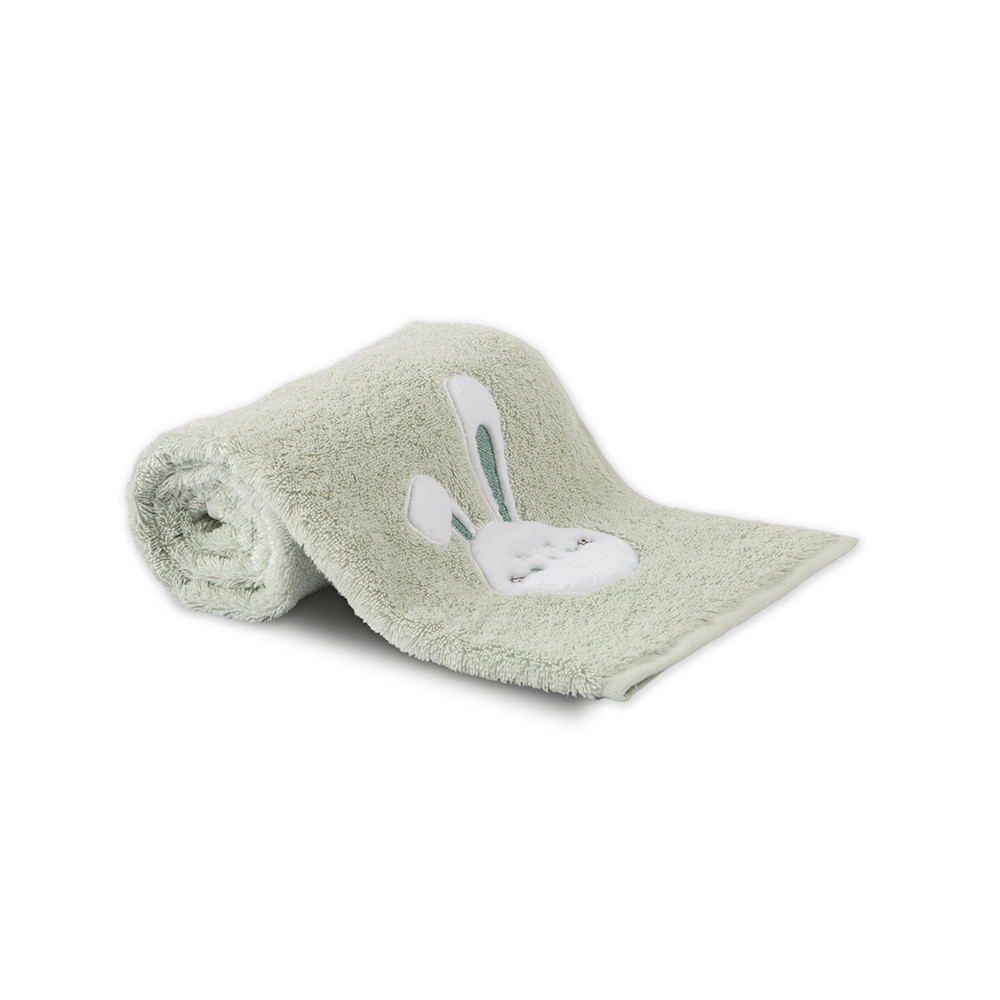 Serviette eponge pur coton PETIT LAPIN, GARNIER THIEBAUT