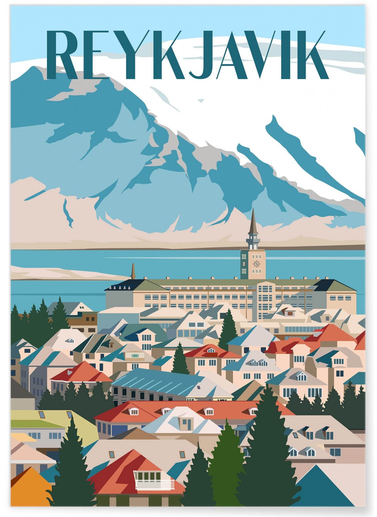 Affiche ville Reykjavik, L'AFFICHERIE
