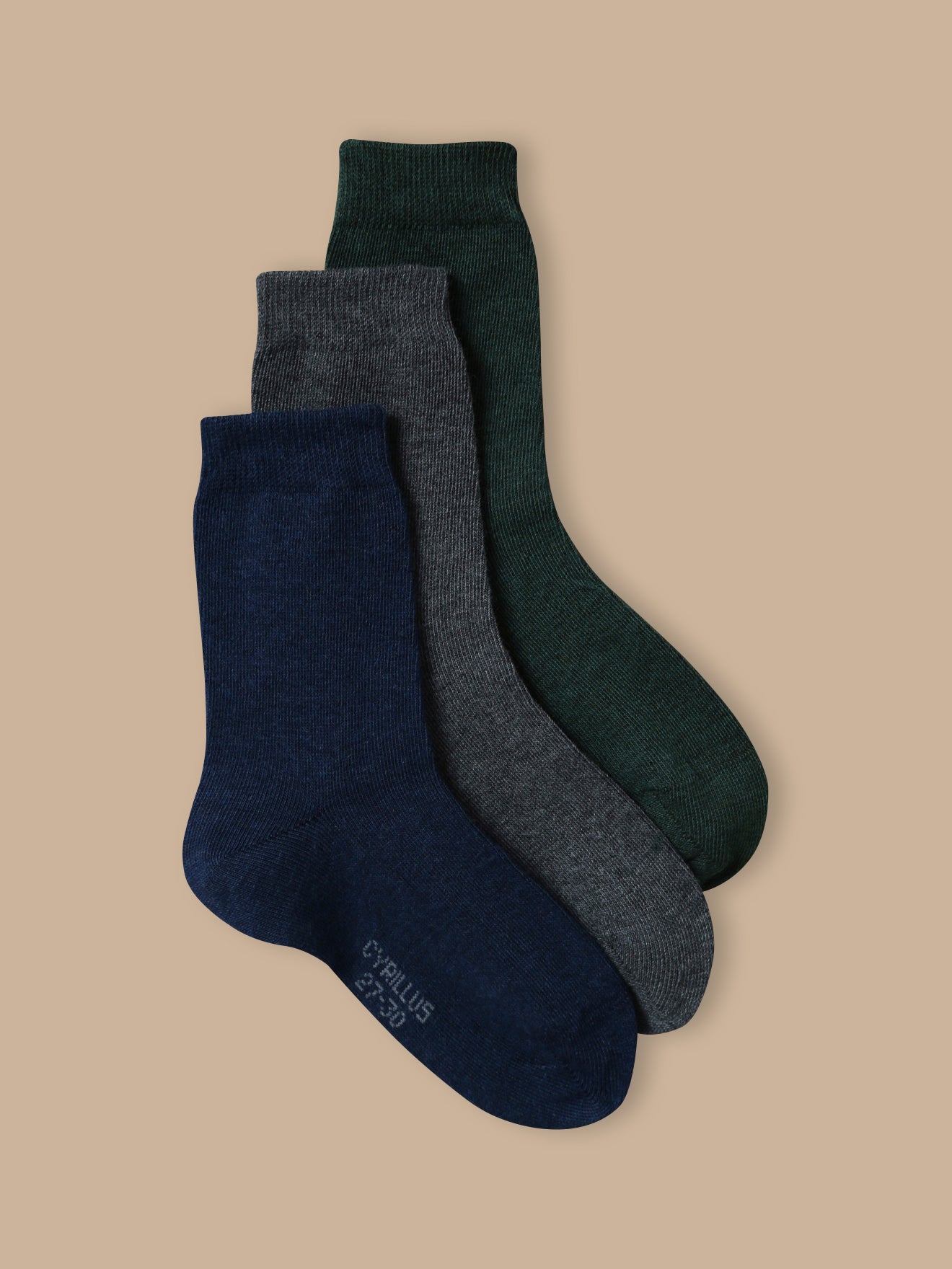 Lot de 3 paires de chaussettes, CYRILLUS