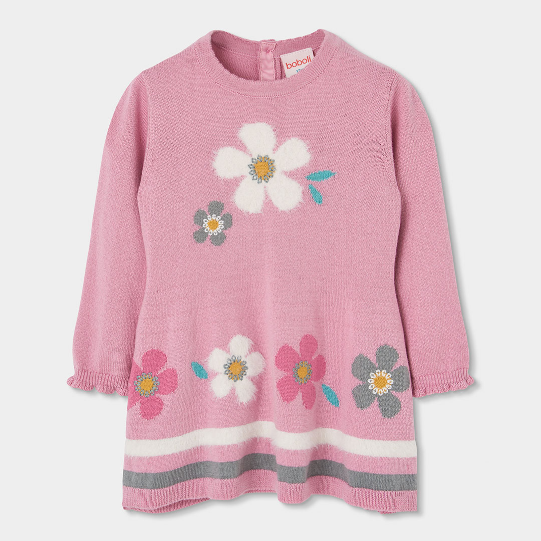 Robe fille imprimé fleurs, BOBOLI
