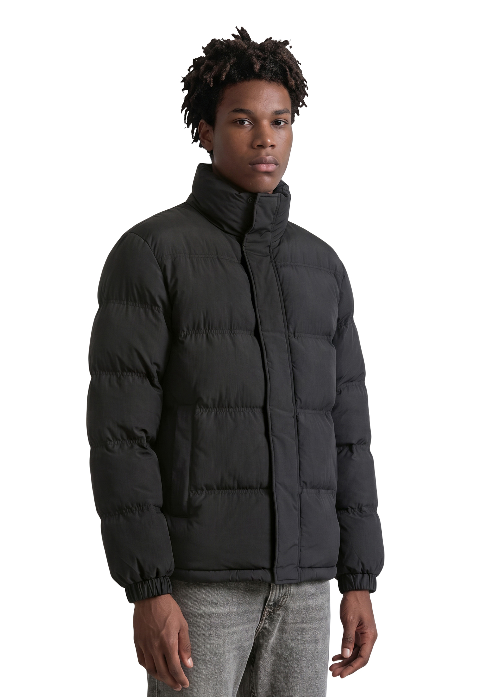 Veste matelassée coupe classique avec une surface finement structurée, MARC O’POLO DENIM
