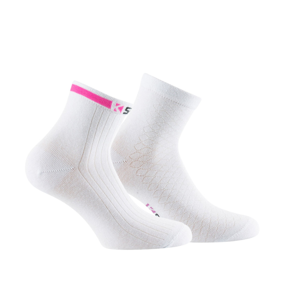 Lot de 2 paires de socquette de sport en jersey coton, KINDY