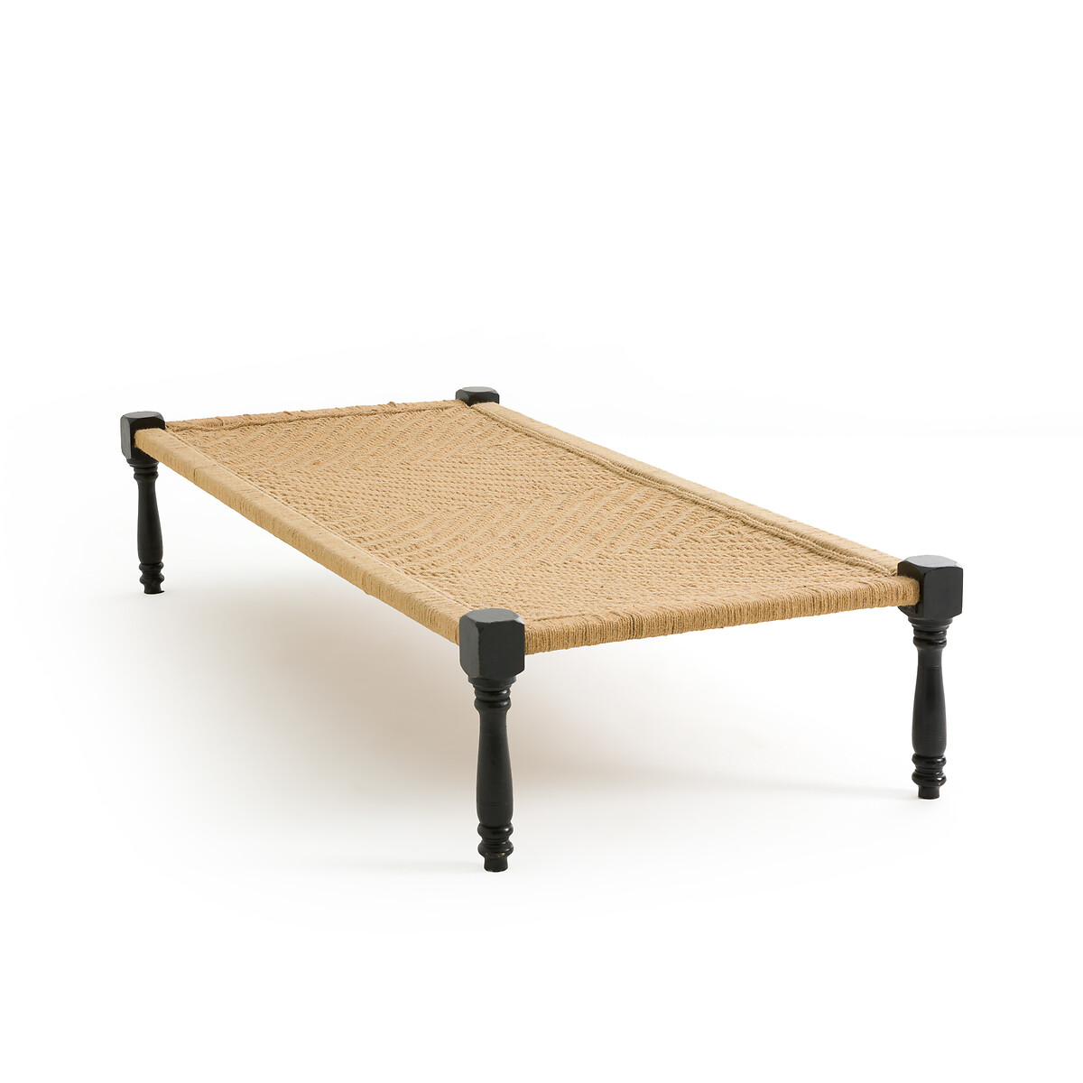 Adas Bench/Indian Bed in Wood and Rope
