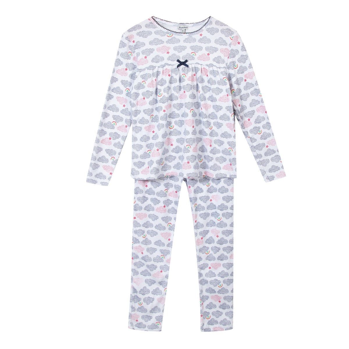Pyjama long imprimé deux pièces Oeko-Tex La Redoute Fille Vêtements Sous-vêtements vêtements de nuit Pyjamas 