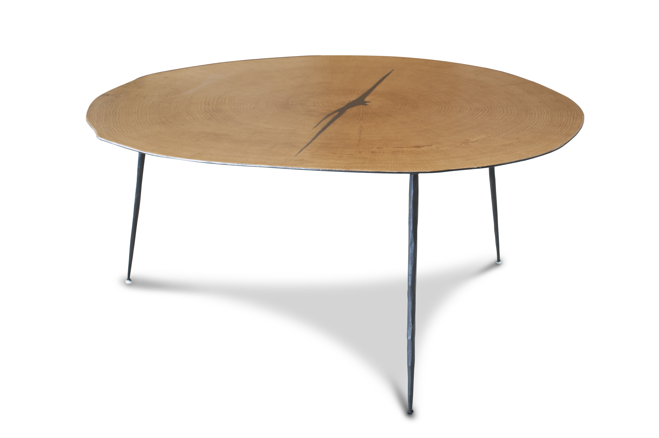 Table basse ronde en fer One XYLÈME, PRODUIT INTERIEUR BRUT