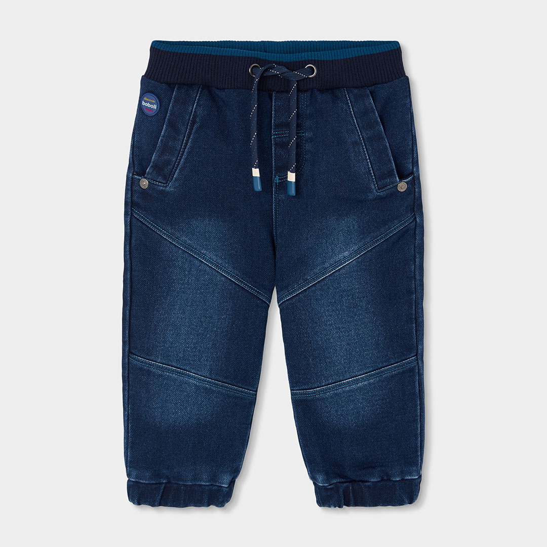 Pantalon garçon denim avec cordon, BOBOLI
