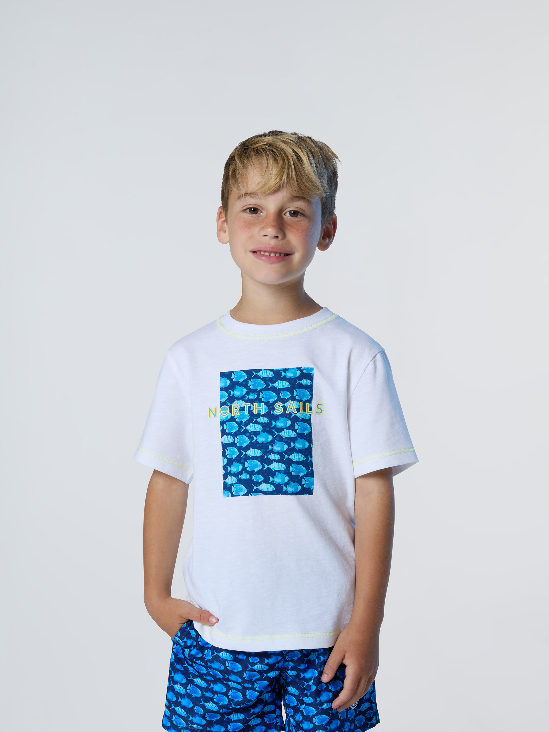 T-shirt avec imprimé graphique, NORTH SAILS