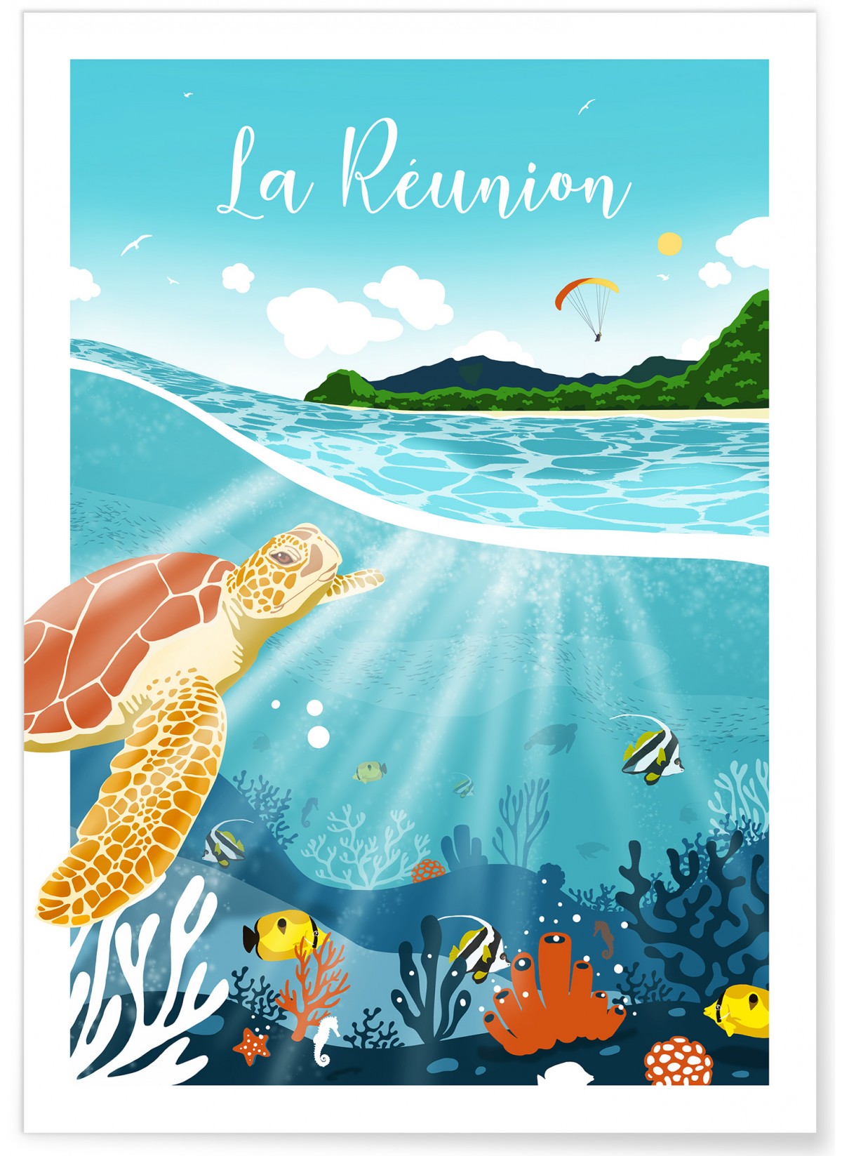 Affiche La Réunion, L'AFFICHERIE