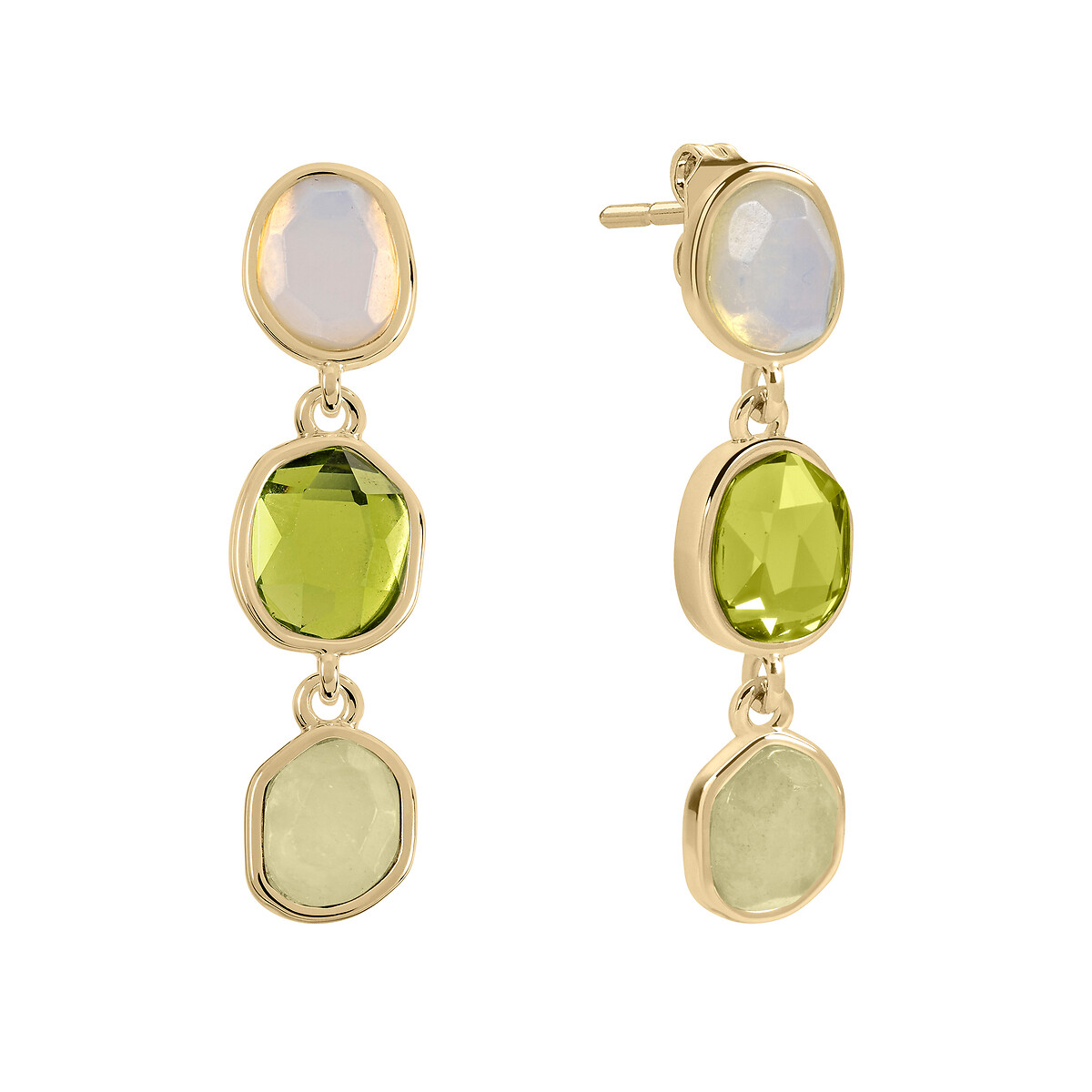 Stone hanging earrings cheap