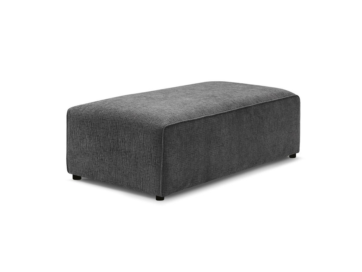 Pouf tissu texturé, MEGEVE, BOBOCHIC