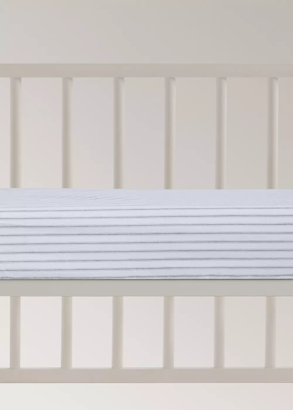 Drap-housse coton à rayures berceau 60 x 120 x 15 cm, MANGO HOME