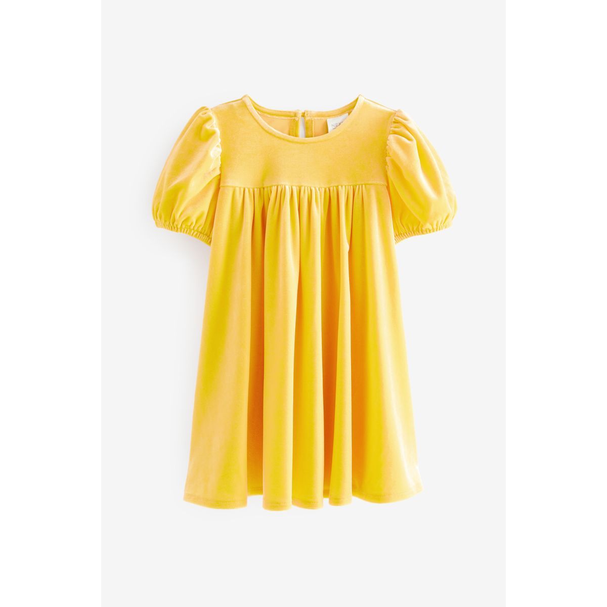 Robe velours online jaune