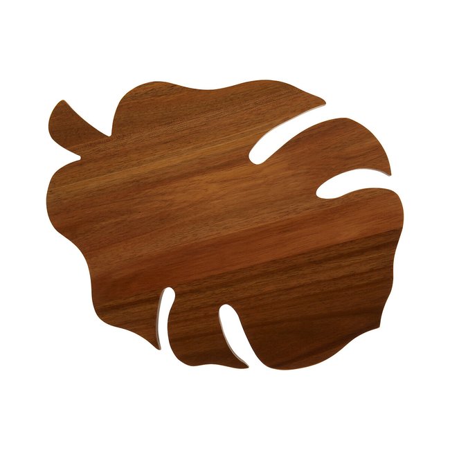 Palm Leaf Chopping Board, brown, SO'HOME