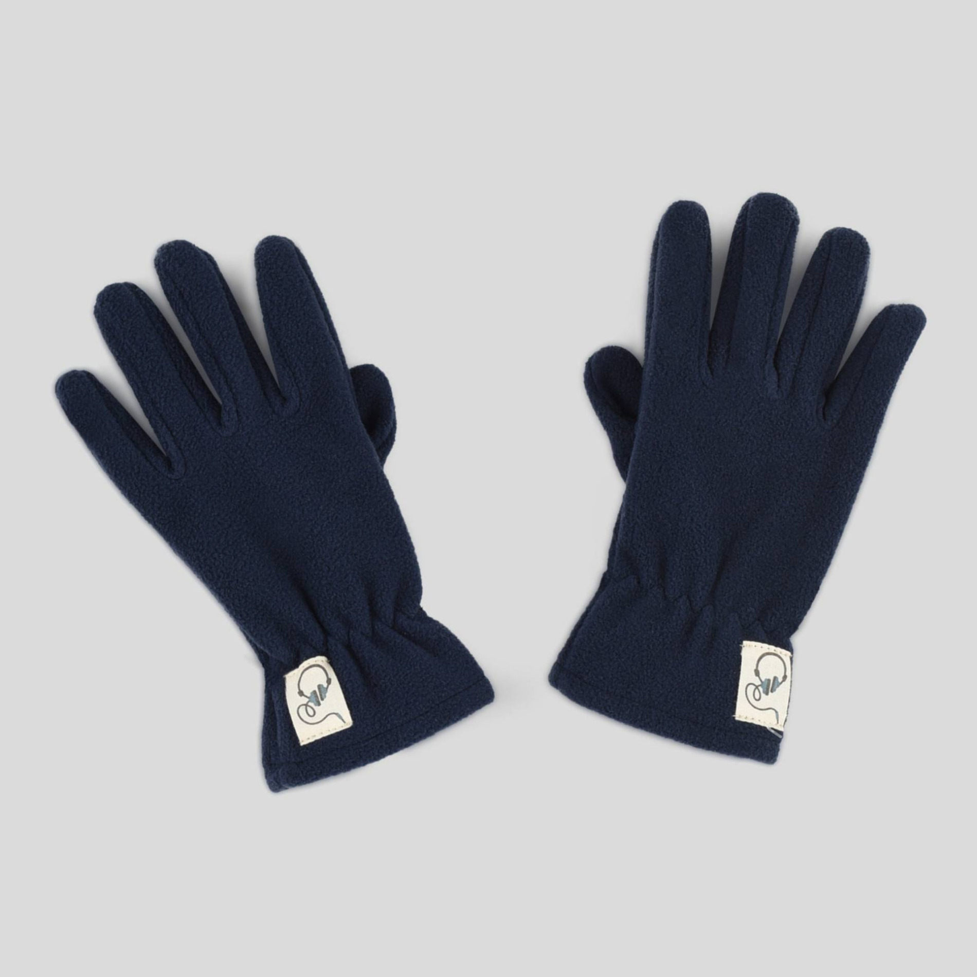 Gants polaire en matière recyclée, MONOPRIX