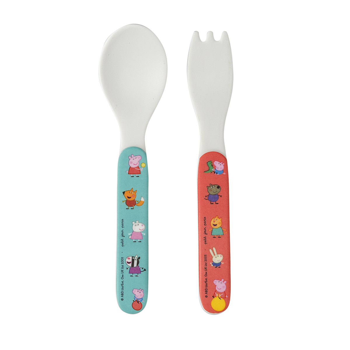 Set de 2 Couverts PEPPA PIG, PETIT JOUR