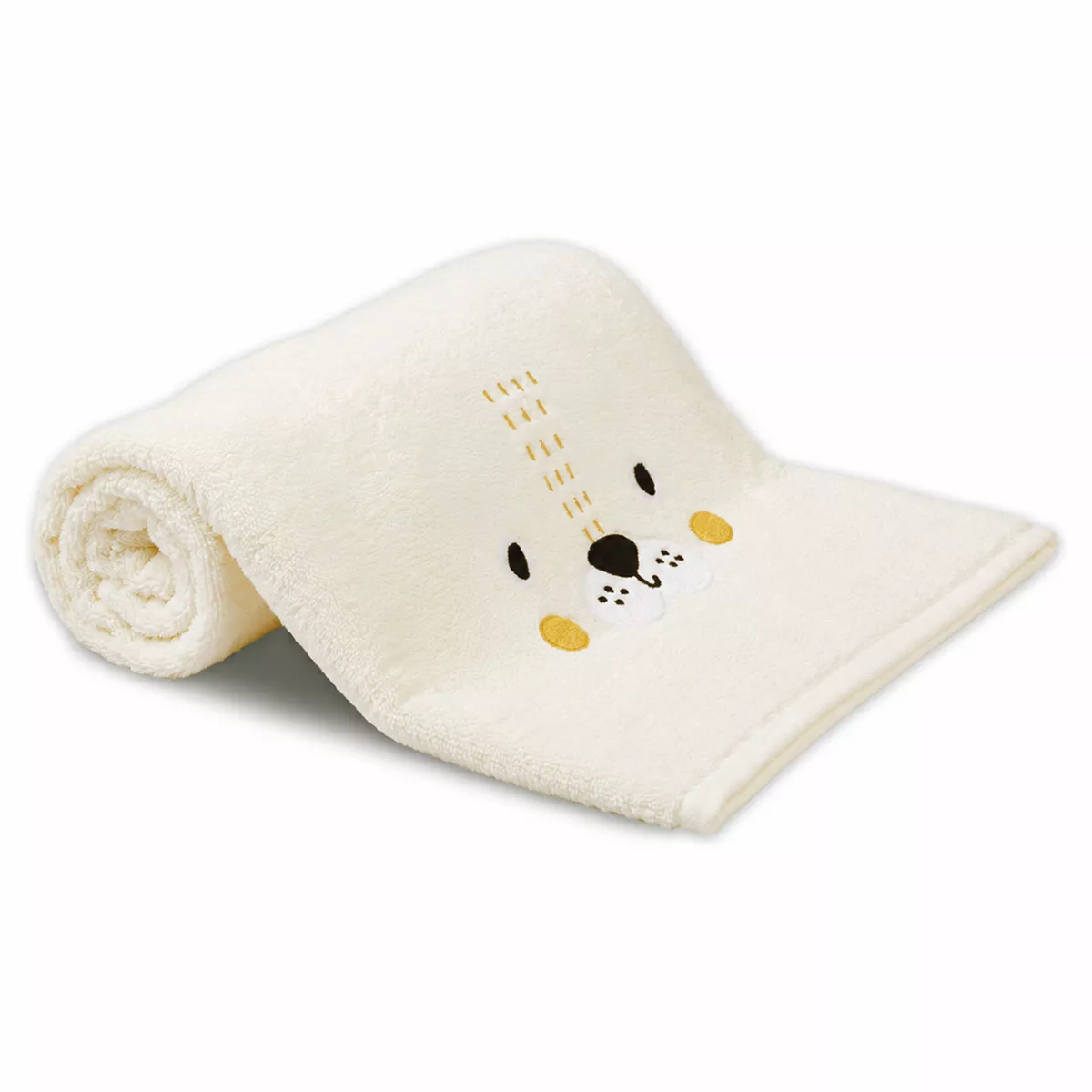 Drap de douche pur coton PETIT LION, GARNIER THIEBAUT