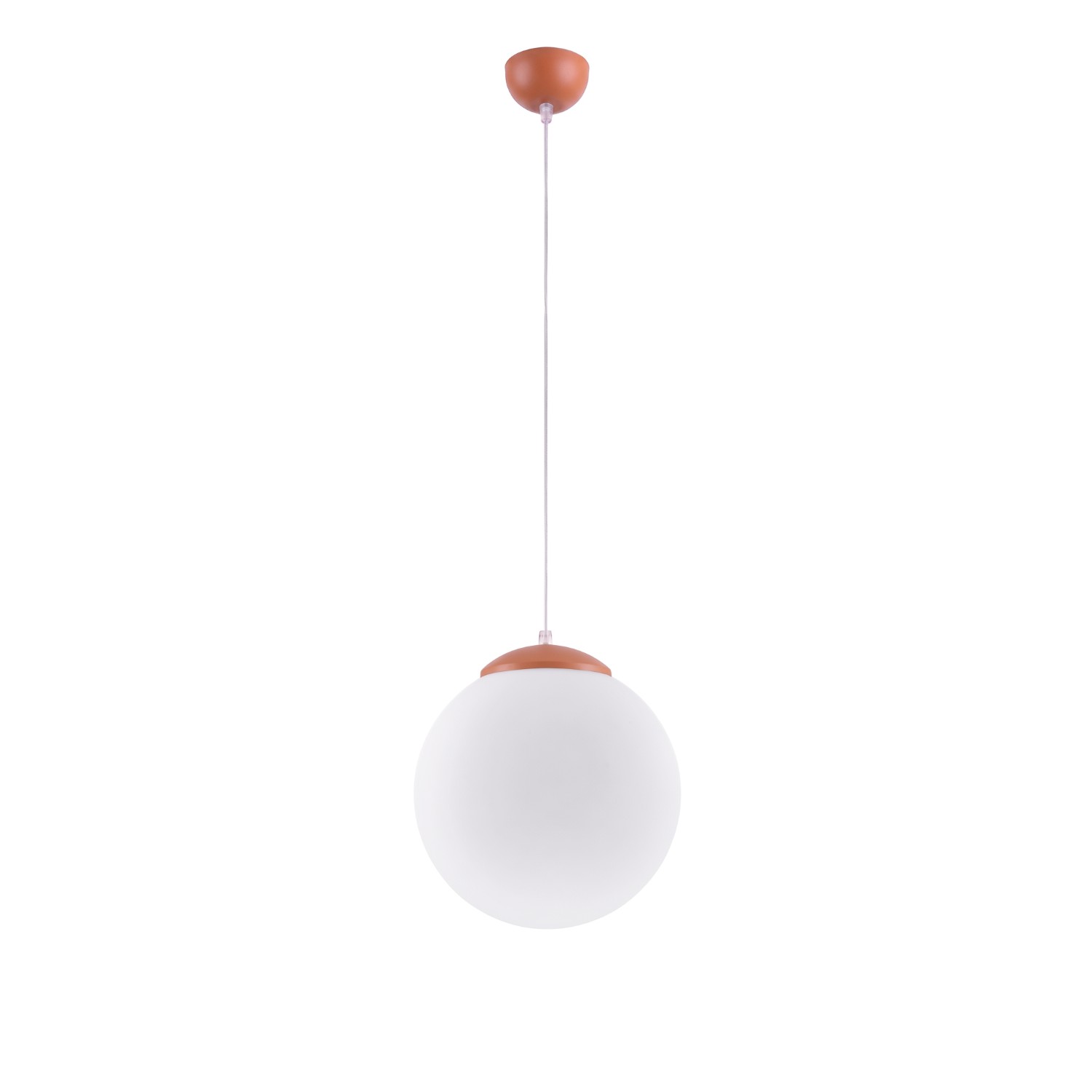 Suspension Acier Ocre Rouge E27 1 Ugo, EDEN