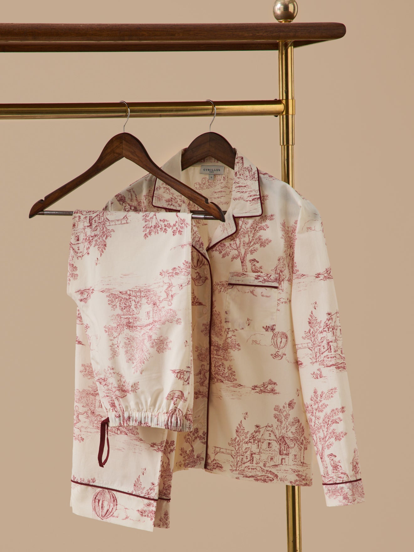 Pyjama  esprit toile de Jouy, CYRILLUS