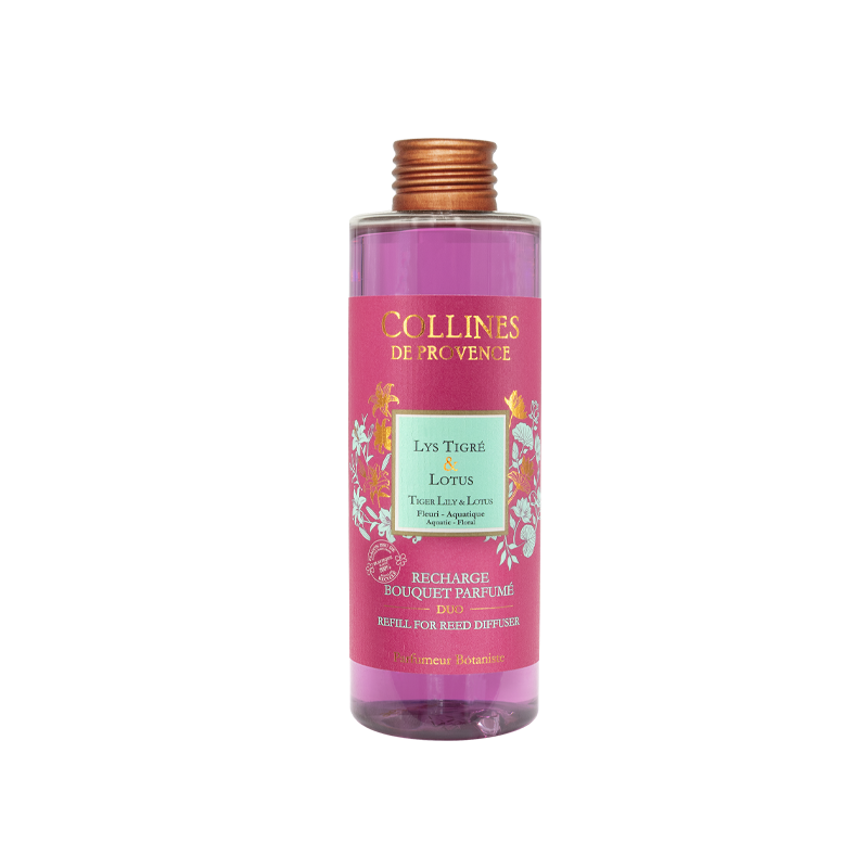 Recharge Diffuseur de parfum Lys Tigré & Lotus, COLLINES DE PROVENCE