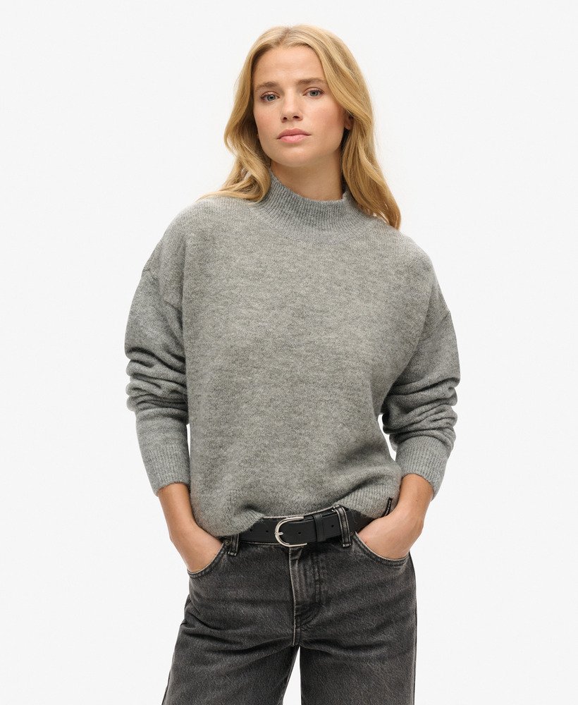 Pull à col cheminée Vintage Essential, SUPERDRY