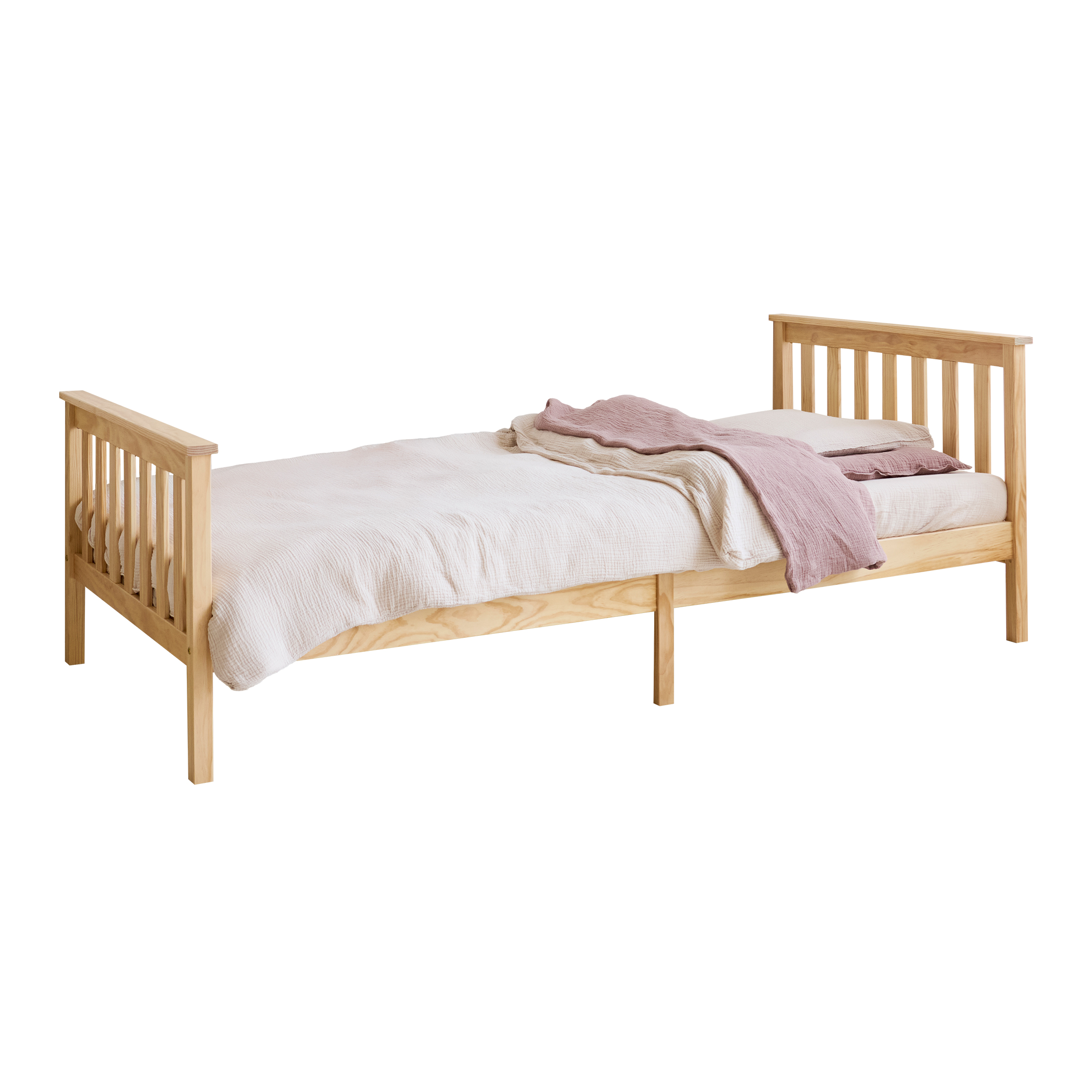 Petite Amélie Lit simple Milo - 90 x 200 cm | noyer MILO, PETITE AMELIE