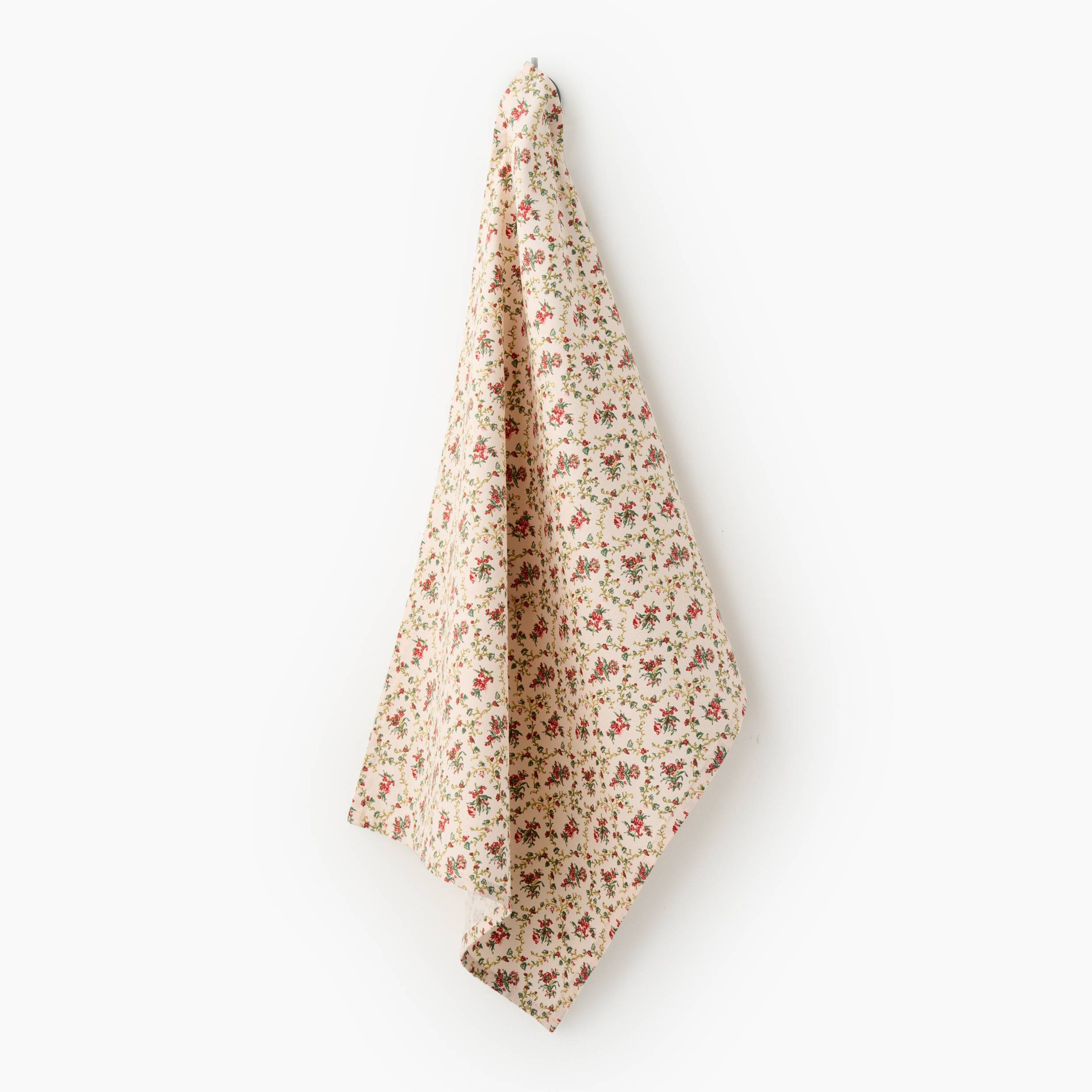 Torchon imprimé toile de Jouy, 50x70cm 100% coton recyclé, MONOPRIX