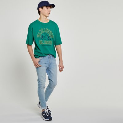 Slim Fit Jeans in Mid Rise, 10-18 Years LA REDOUTE COLLECTIONS