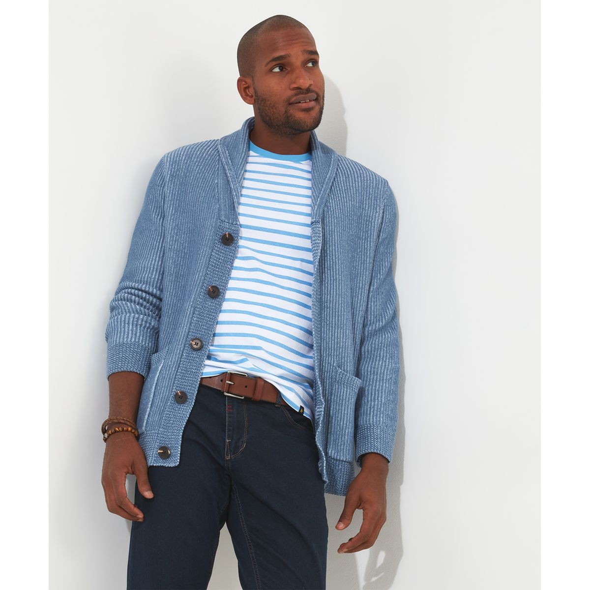 Cardigan sales chale homme