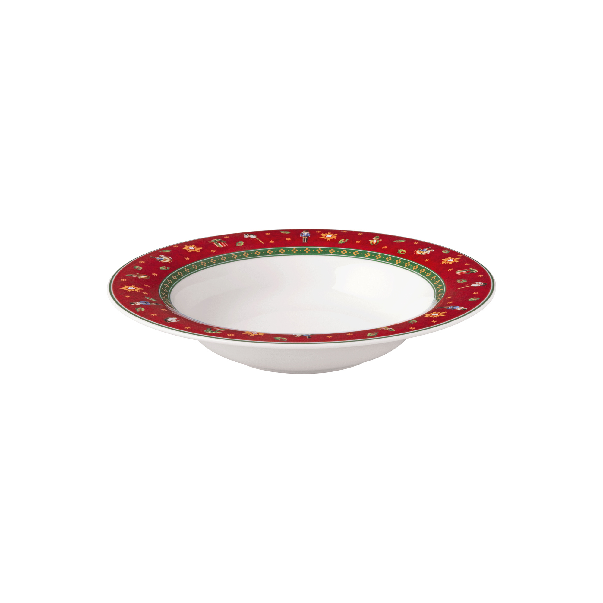 Assiette Creuse / Bougeoir Villeroy & Boch "Toys Delight" - Thème Noël, Porcelaine - Occasion Rare