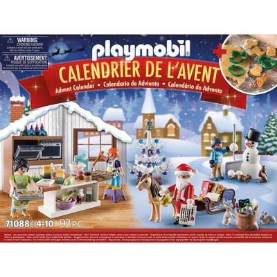 Playmobil 71088 calendrier de l'avent : pâtisserie de noël- christmas - la magie de noël - 24 surprises noël PLAYMOBIL