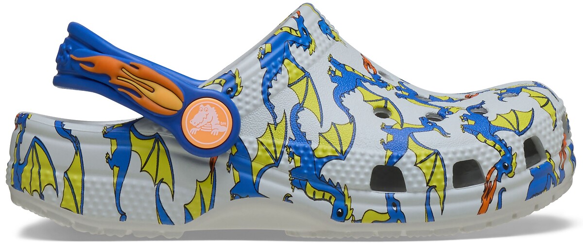 Sabots Classic Dragon Graphic, CROCS