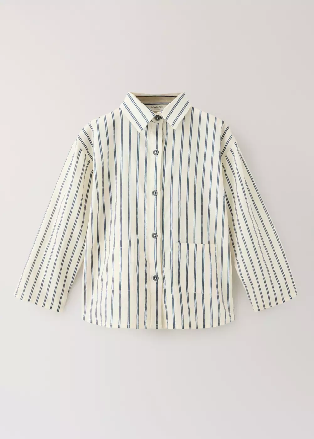 Chemise pyjama 100 % coton rayures, MANGO HOME