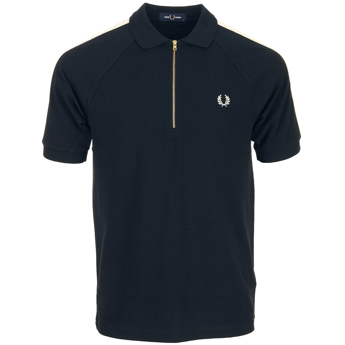 CABLE TAPED POLO SHIRT, FRED PERRY